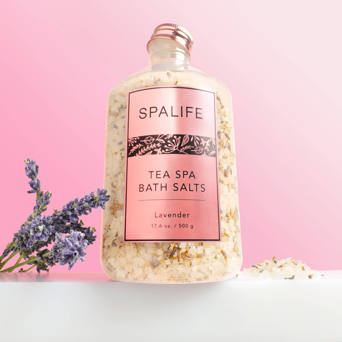 Effervescent Mineral Bath Salt l Lavender Scent
