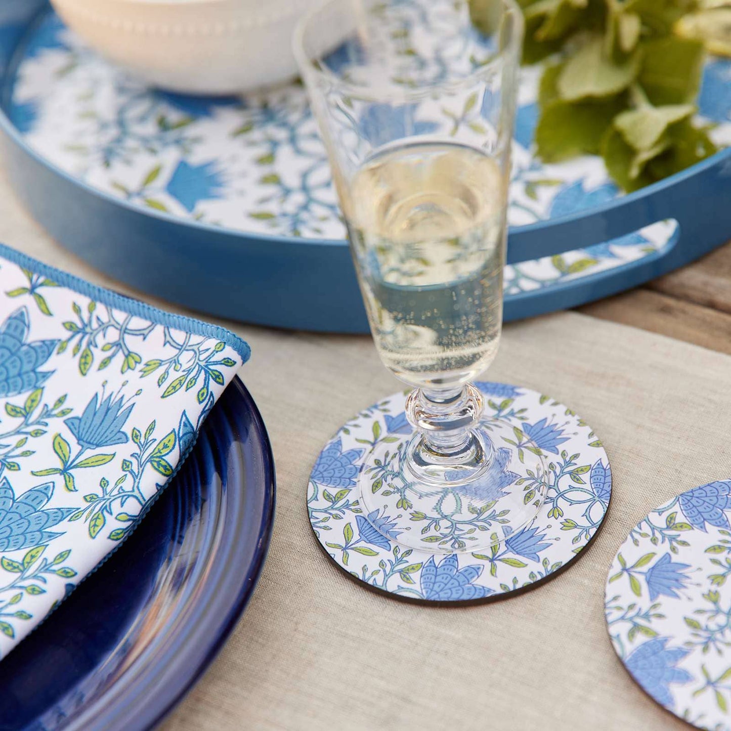 TILLY Round Coasters, set of 4