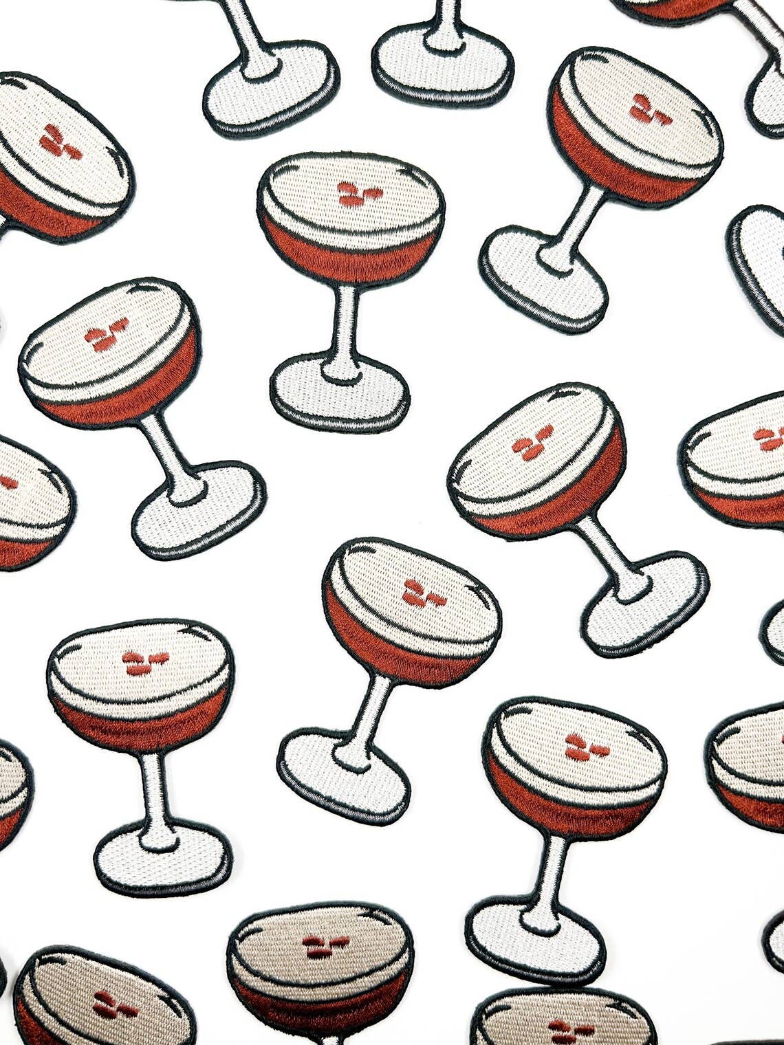 Espresso Martini Iron-On Patch