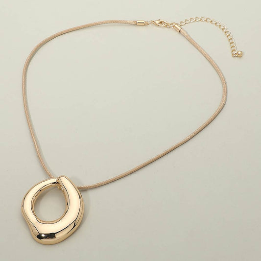 Cord Pendant Necklace