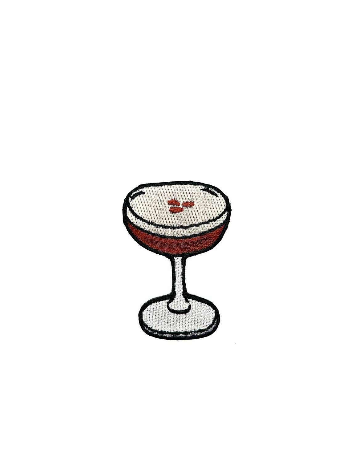 Espresso Martini Iron-On Patch