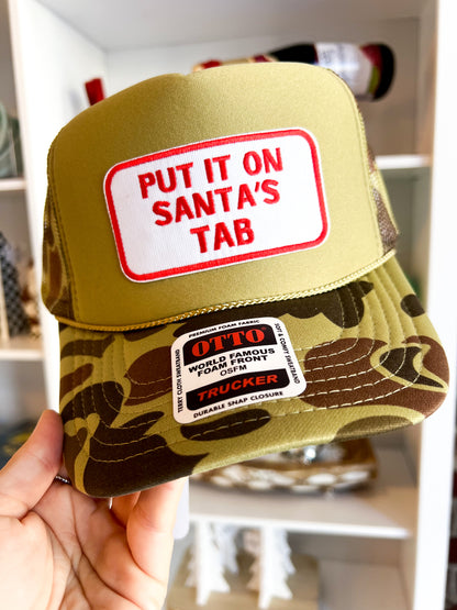 Put It On Santas Tab Trucker Hat