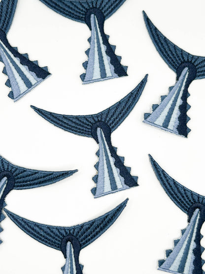 Tuna Tail Embroidered Patch