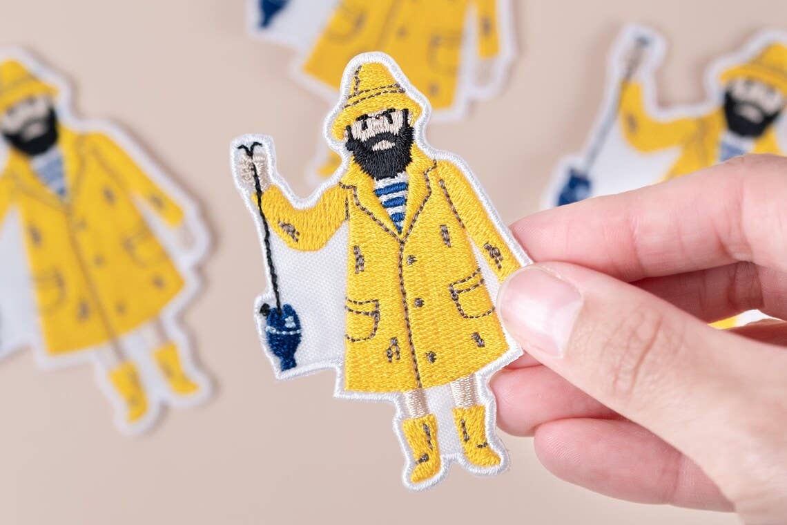 Old Salt Fisherman Patch