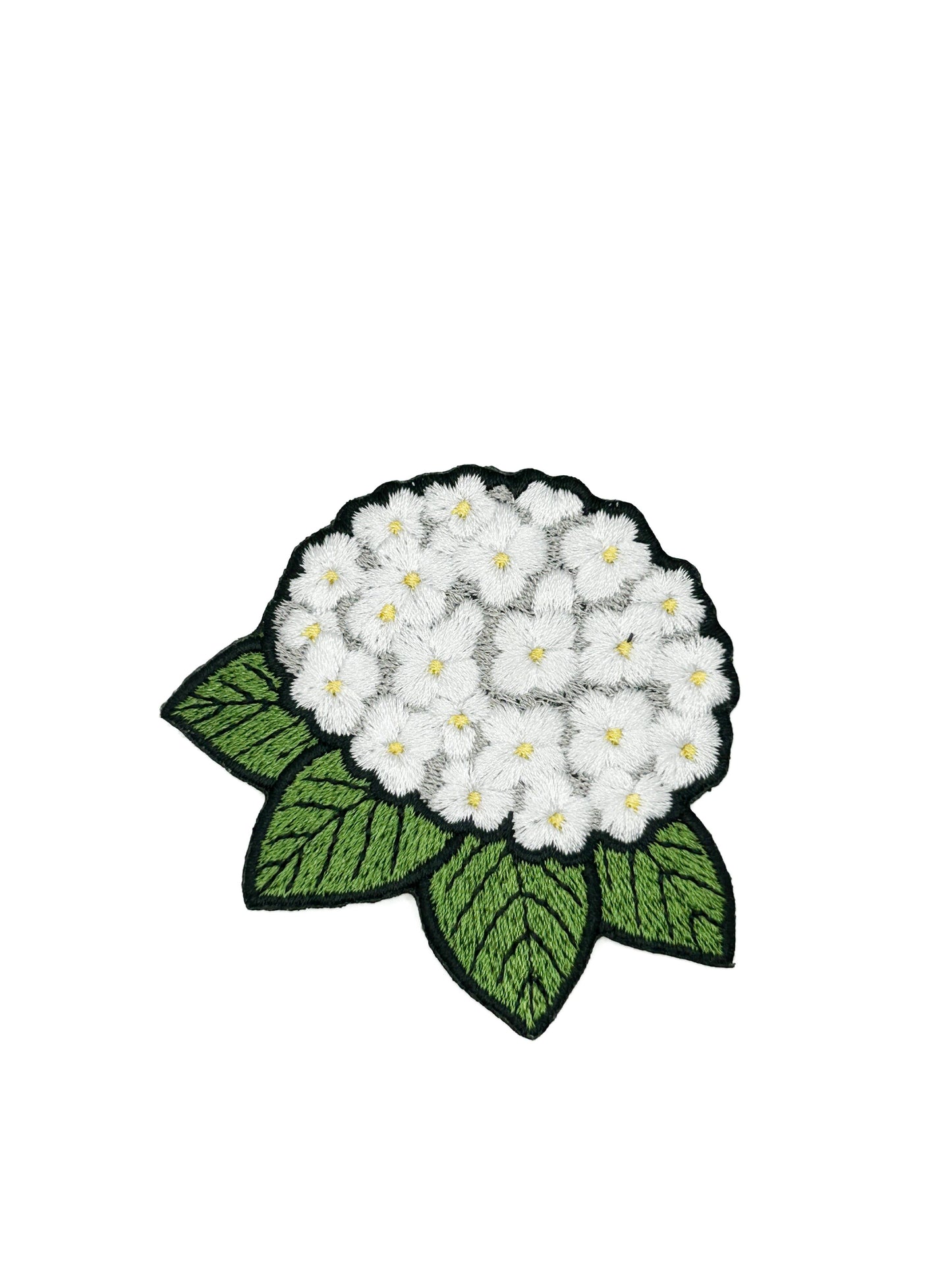 Hydrangea Embroidered Patch