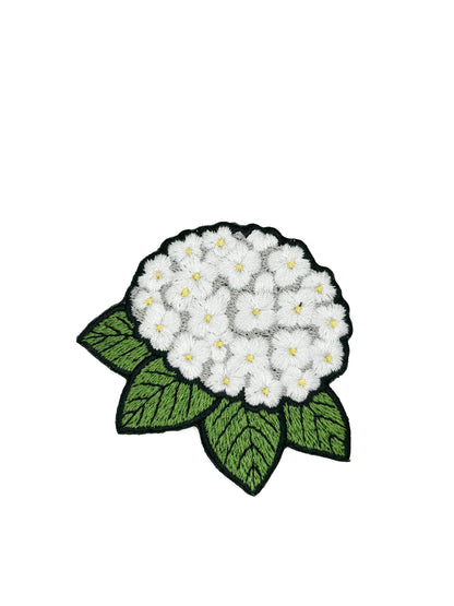 Hydrangea Embroidered Patch