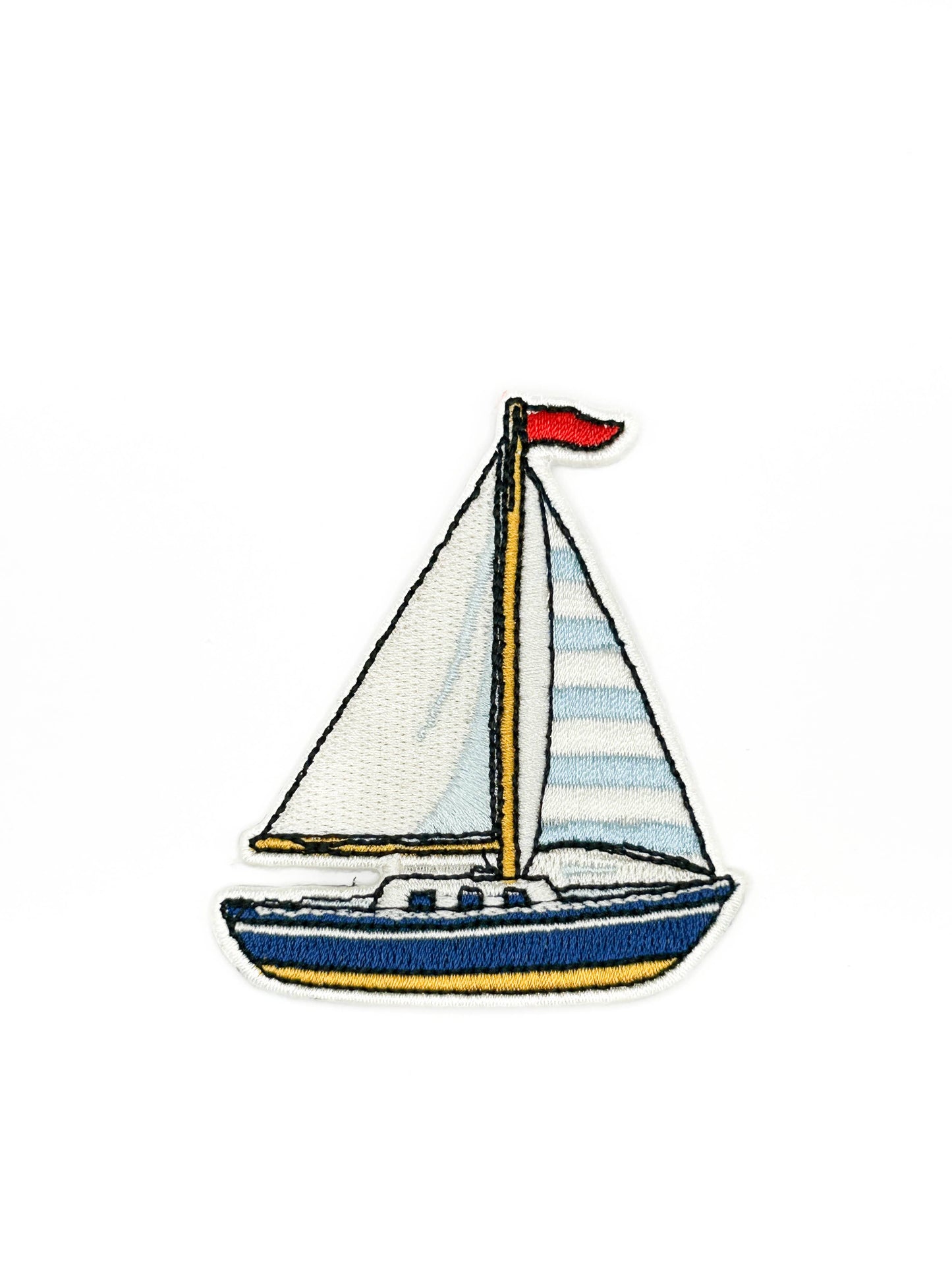 Sailboat Embroidered Patch