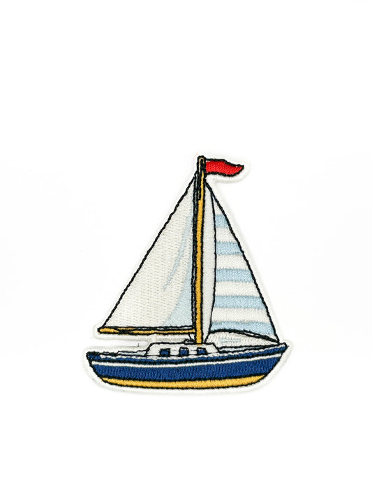 Sailboat Embroidered Patch