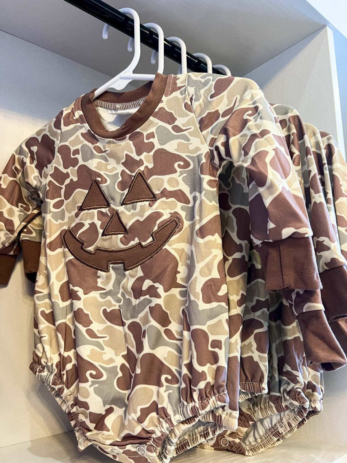 Jack-o-lantern Camouflage Onesie