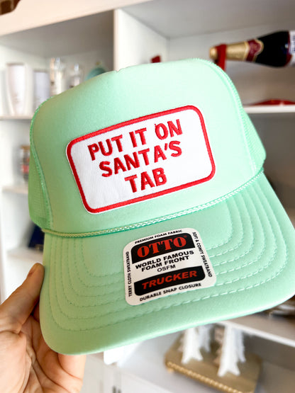 Put It On Santas Tab Trucker Hat