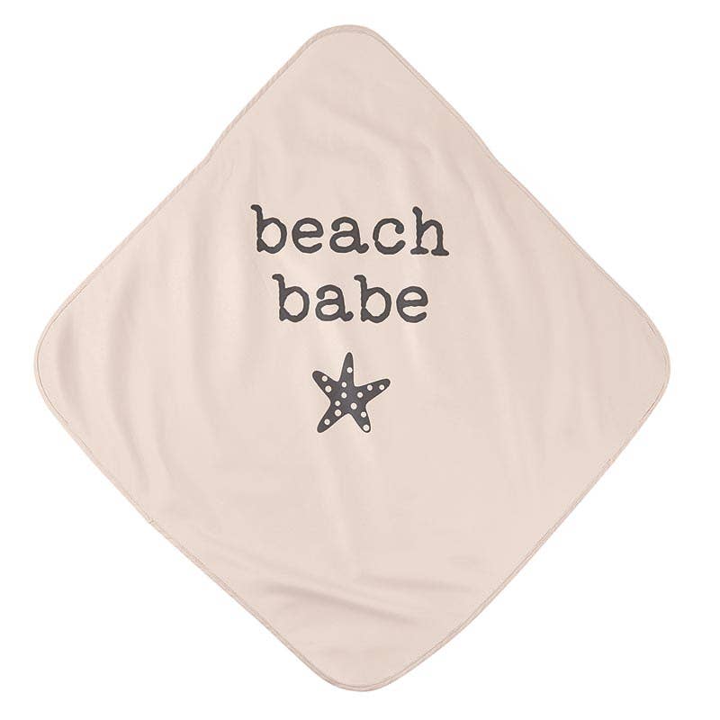 Quick Dry Baby Beach Towel with Hood - Beach Babe