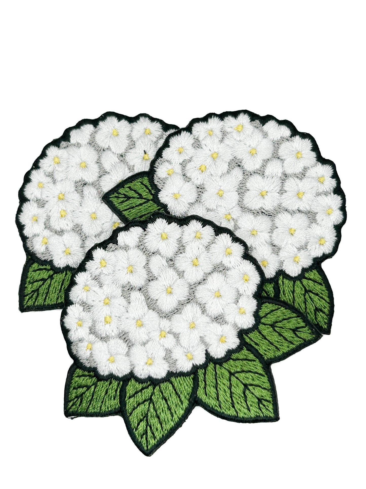 Hydrangea Embroidered Patch