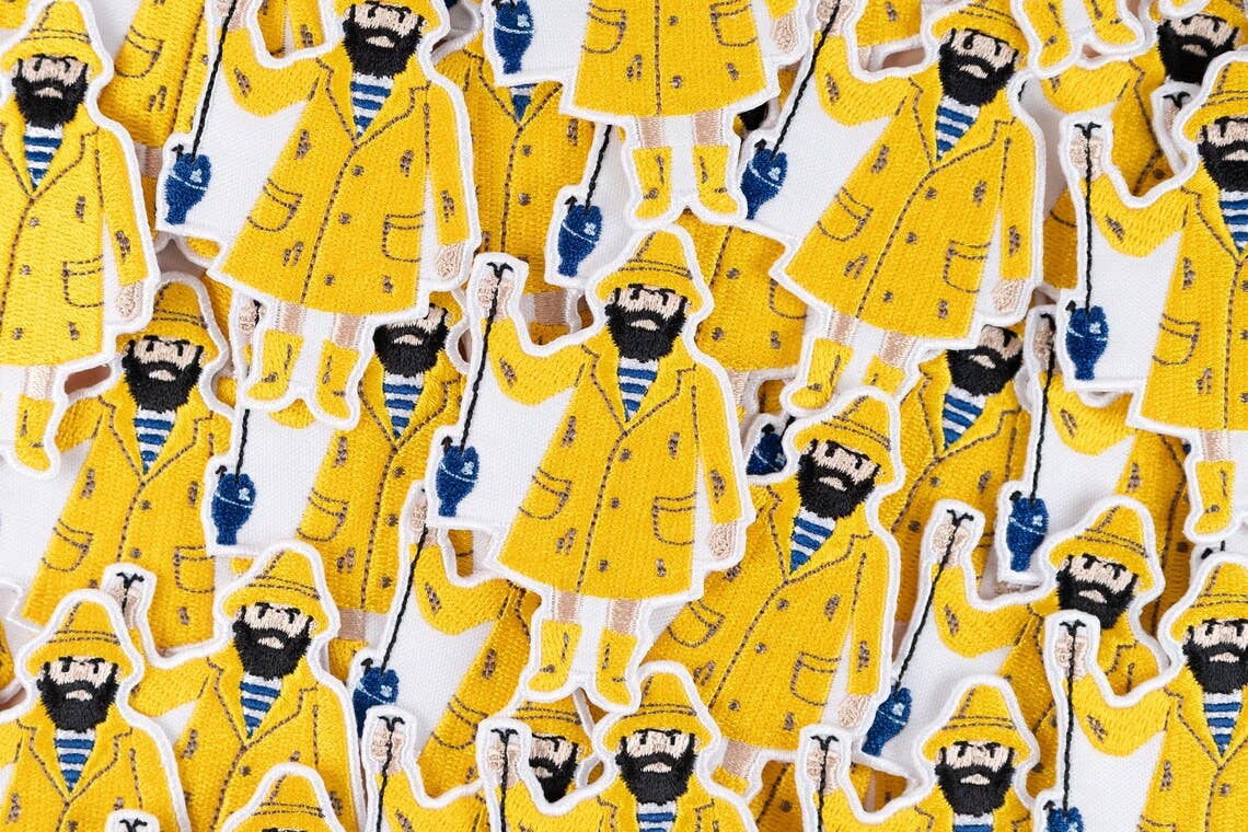 Old Salt Fisherman Patch