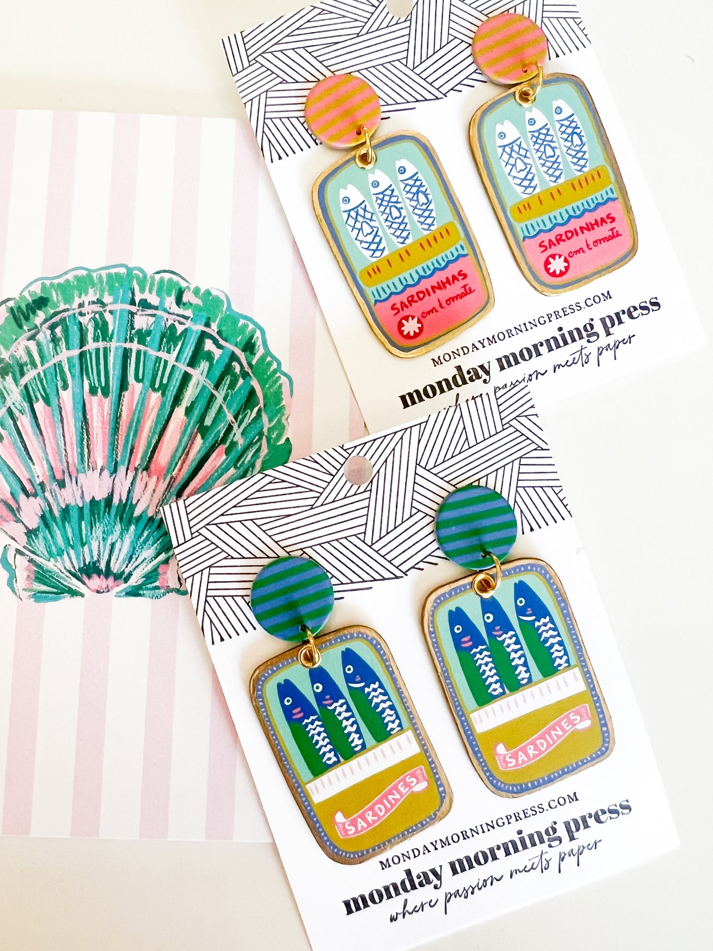 Sardine Earrings - MondayMorningPress