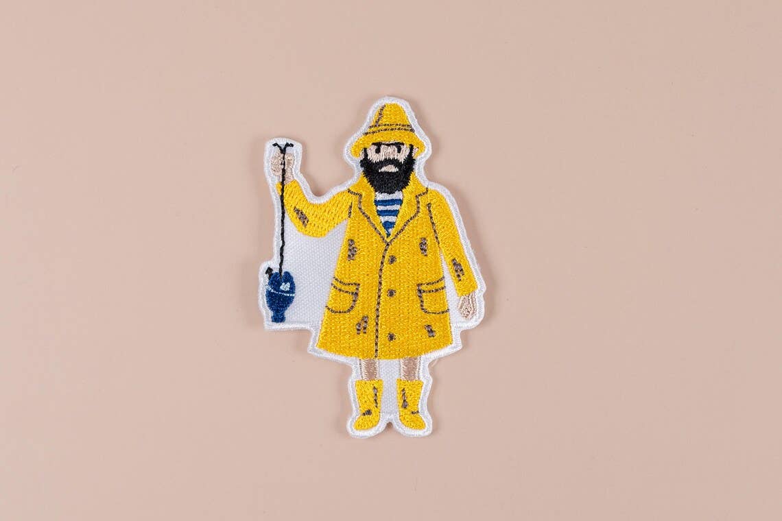 Old Salt Fisherman Patch