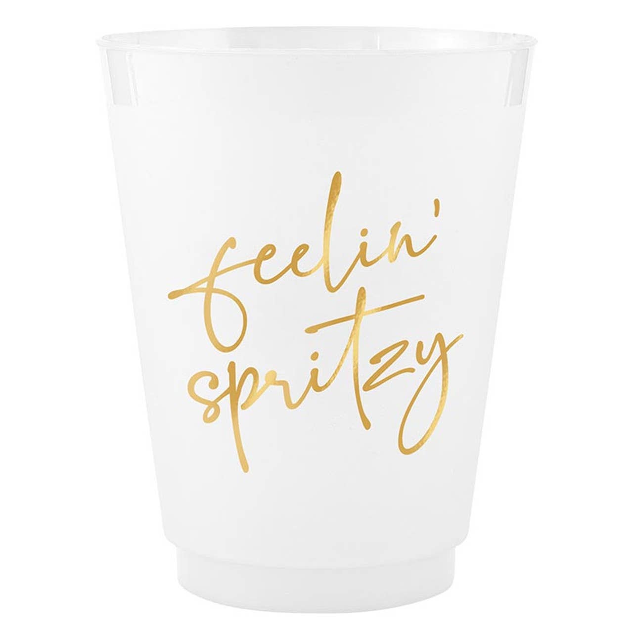 Gold Foil Frost Cup - Feelin' Spritzy - Set of 8