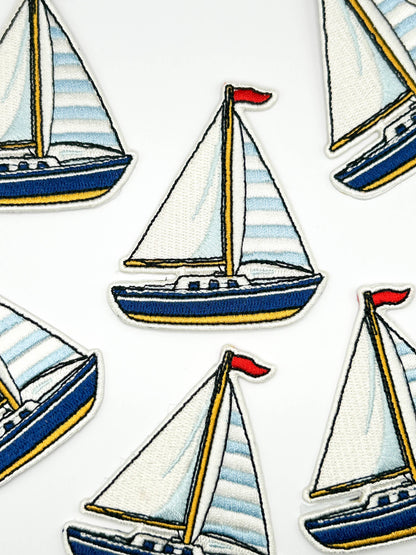 Sailboat Embroidered Patch