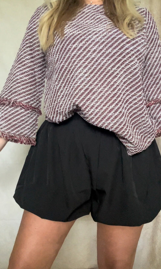 Bubble Hem Shorts