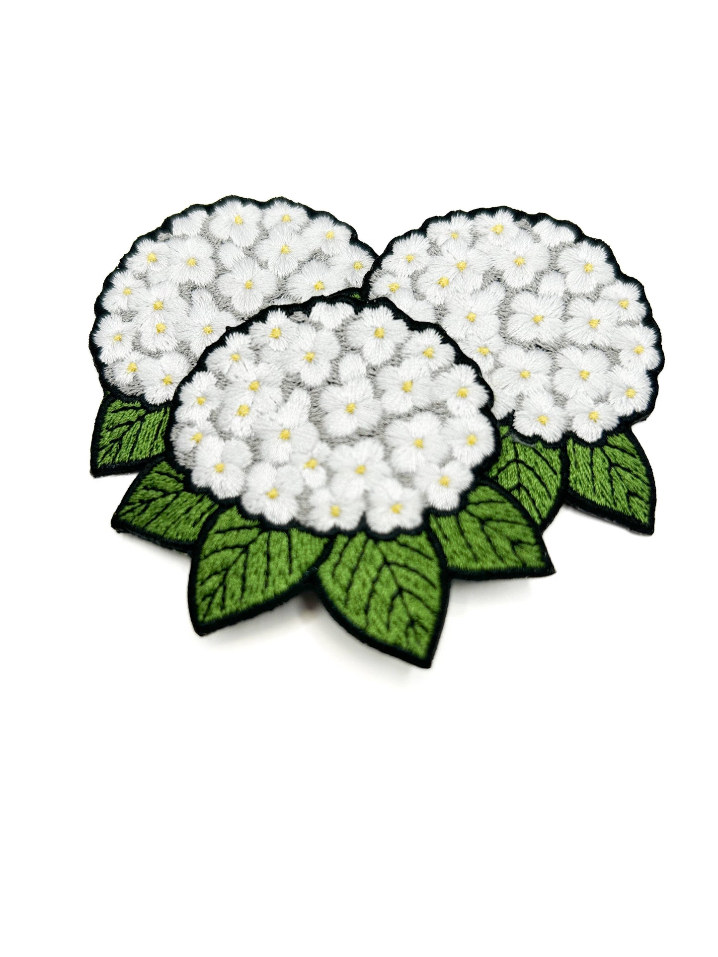Hydrangea Embroidered Patch