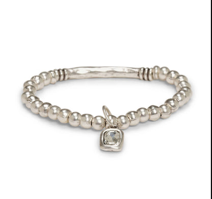 Handmade Pewter Bracelet