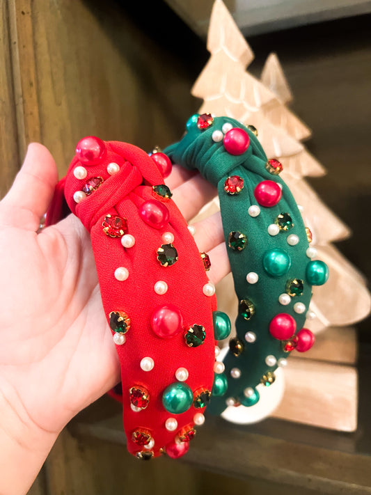 Christmas Beaded Headbands