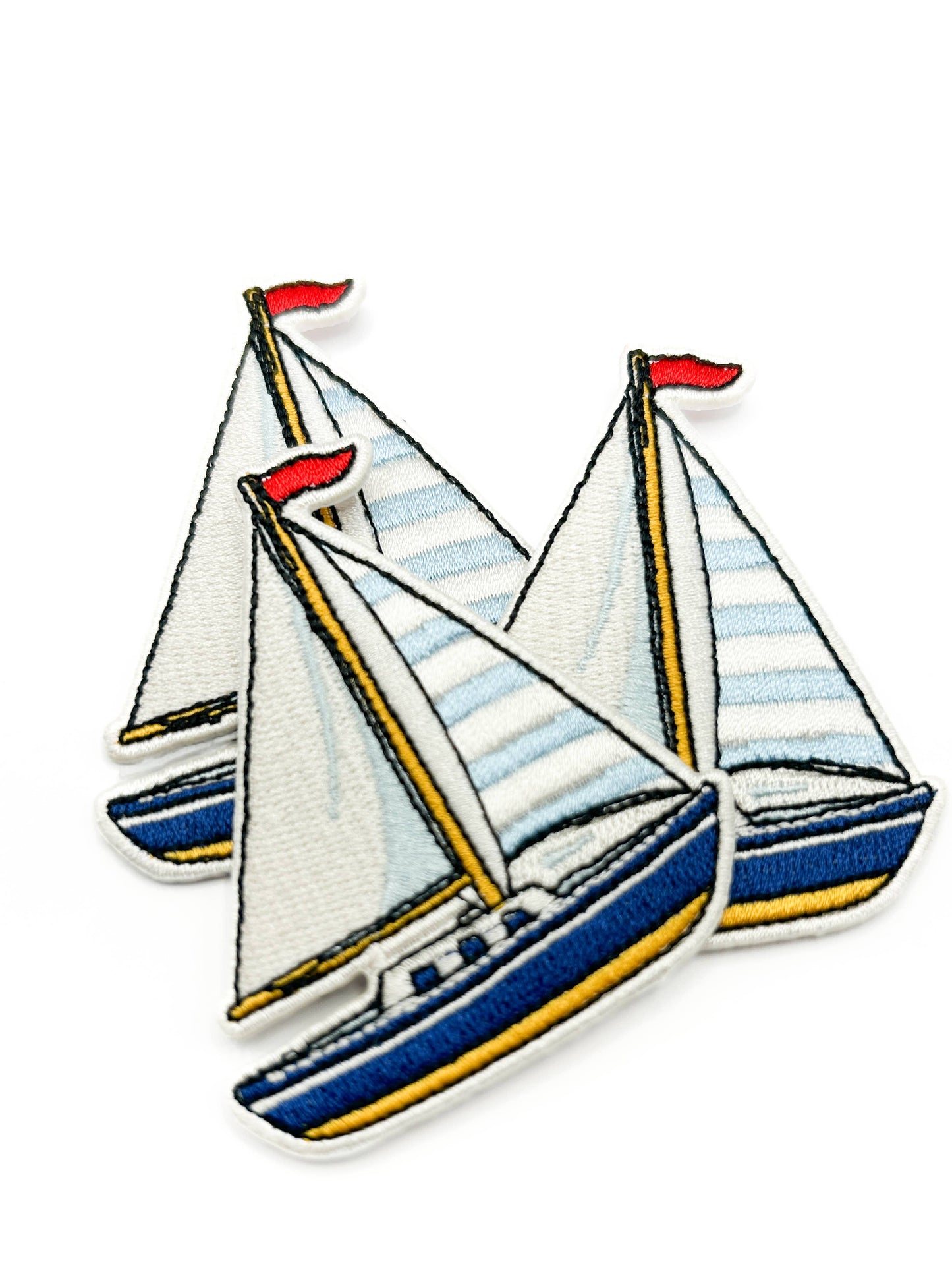 Sailboat Embroidered Patch