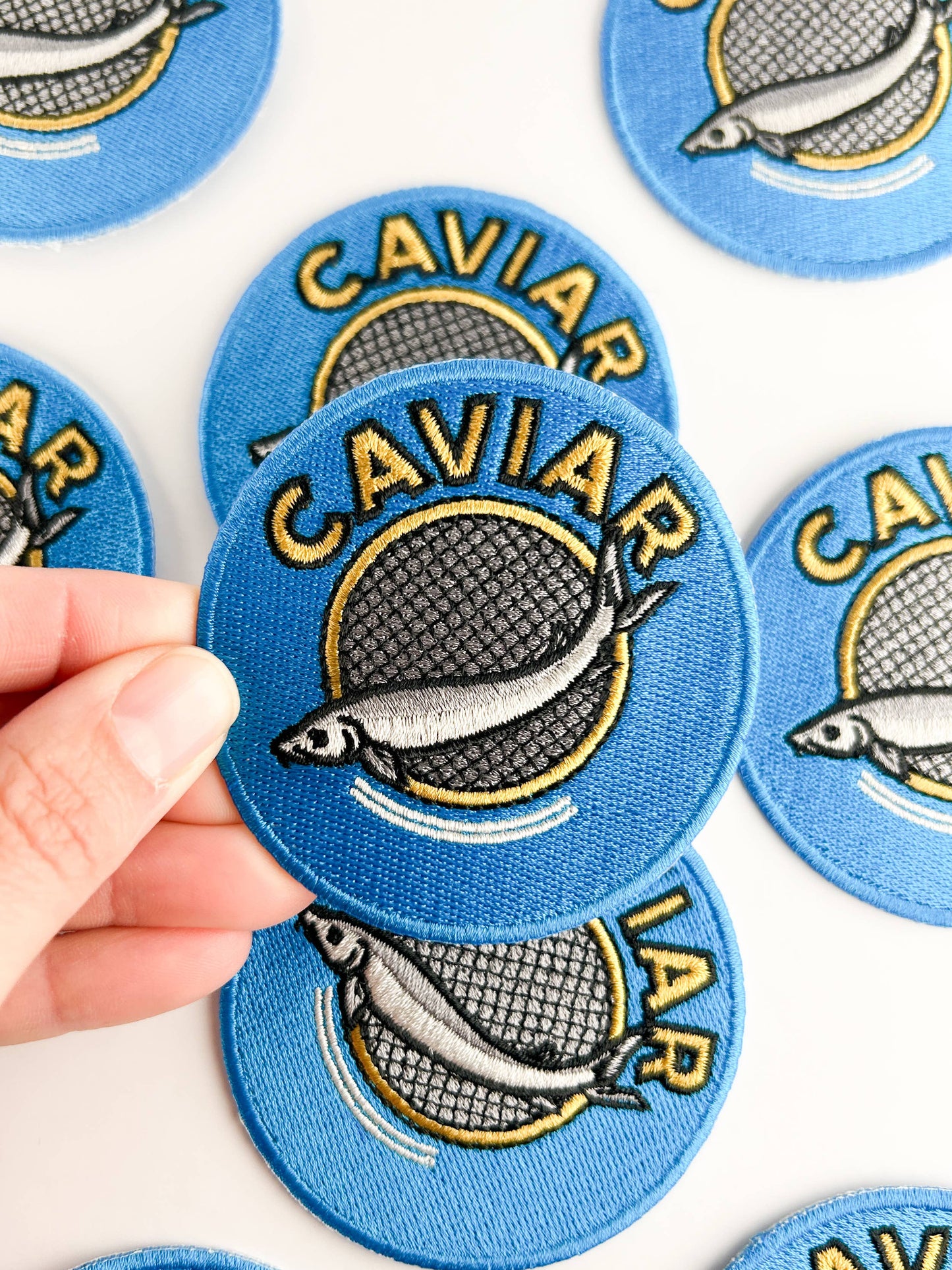 Caviar Embroidered Patch