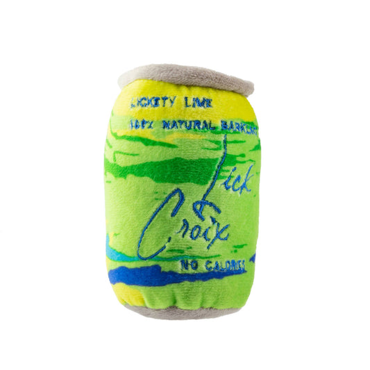 LickCroix Lickety Lime Barkling Water Squeaker Dog Toy SMALL: Small / Mini