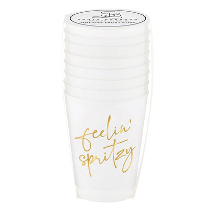 Gold Foil Frost Cup - Feelin' Spritzy - Set of 8