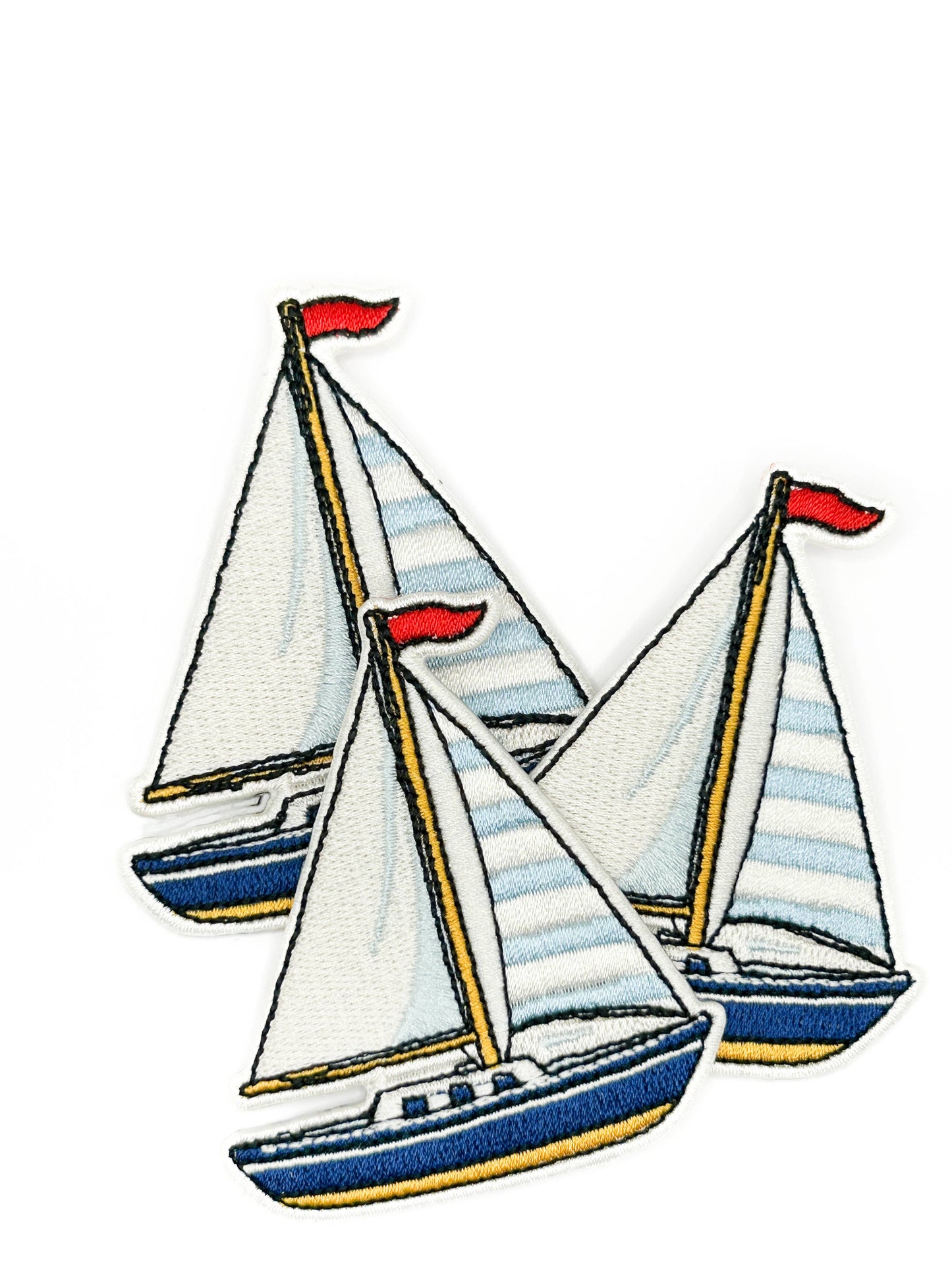 Sailboat Embroidered Patch
