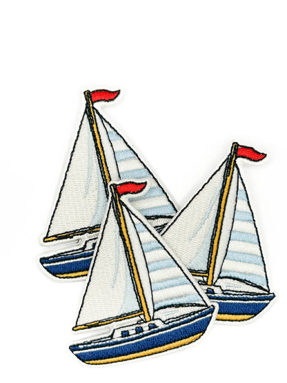 Sailboat Embroidered Patch