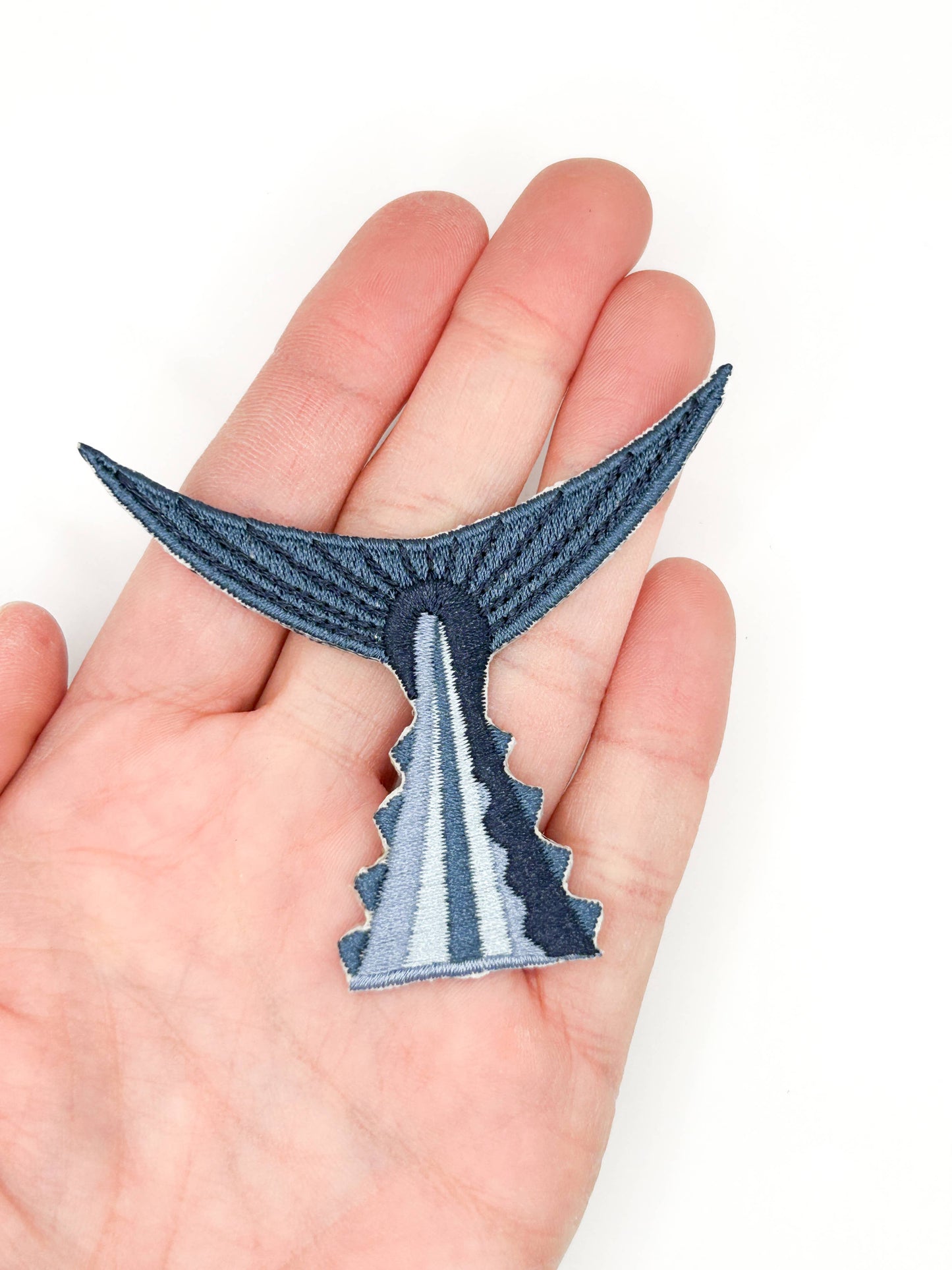 Tuna Tail Embroidered Patch