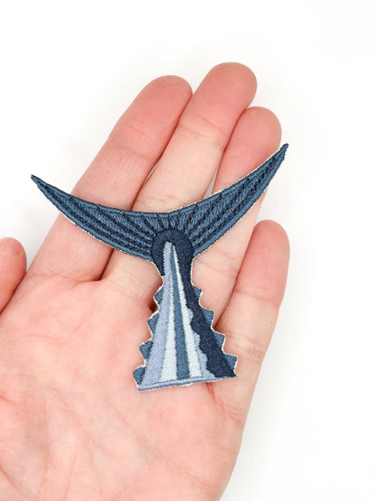 Tuna Tail Embroidered Patch