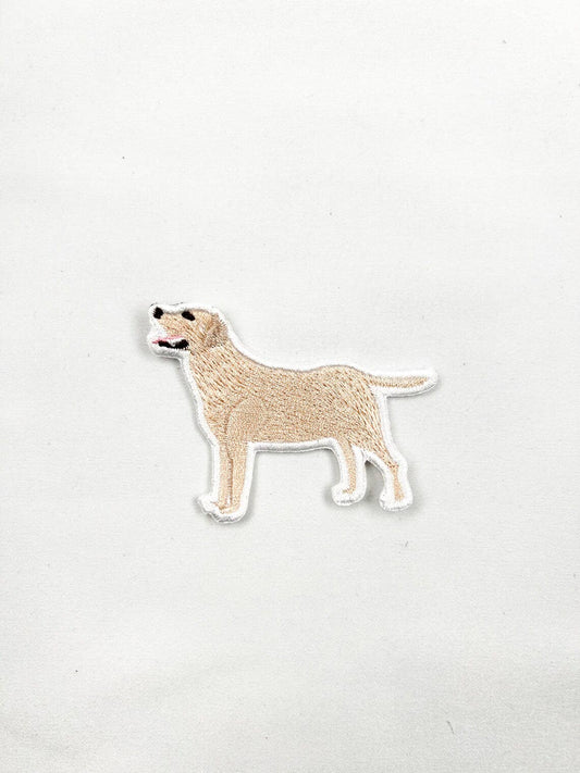 Yellow Labrador Iron On Patch