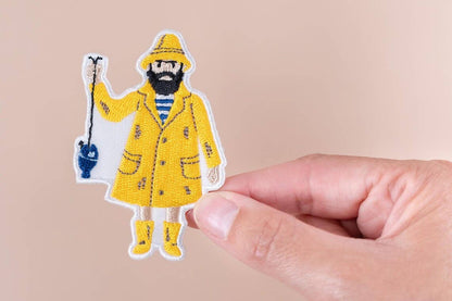 Old Salt Fisherman Patch